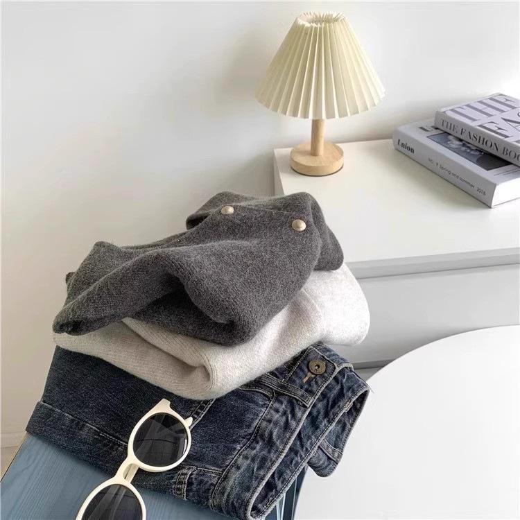 Women's Wool Cardigan Vest: Autumn/Winter Temperament Knit Top