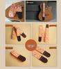 Beach Style Orange Coconut Tree Guitar Strap: Comfortably Widened Sunset Design (PO-034) In Stock