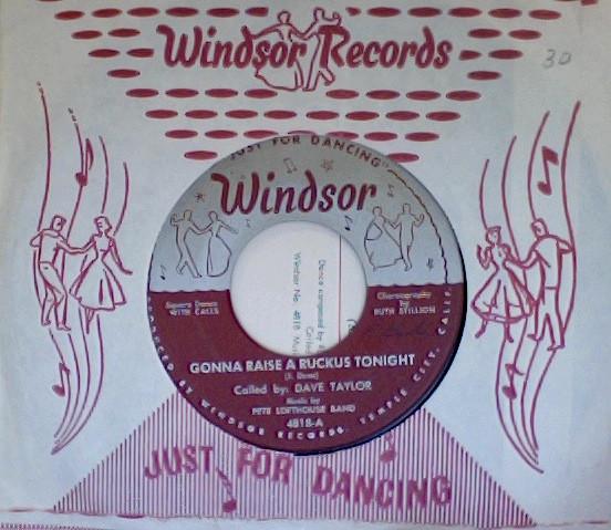 

7inch Record PETE LOFTHOUSE BAND Gonna Raise A Ruckus Tonight 4818 Windsor Records 1963 US CountryFolk Used