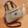 Canvas Bag Women's Versatile Casual Messenger Bag Multifunctional Single Shoulder Bag Large Capacity Handbag