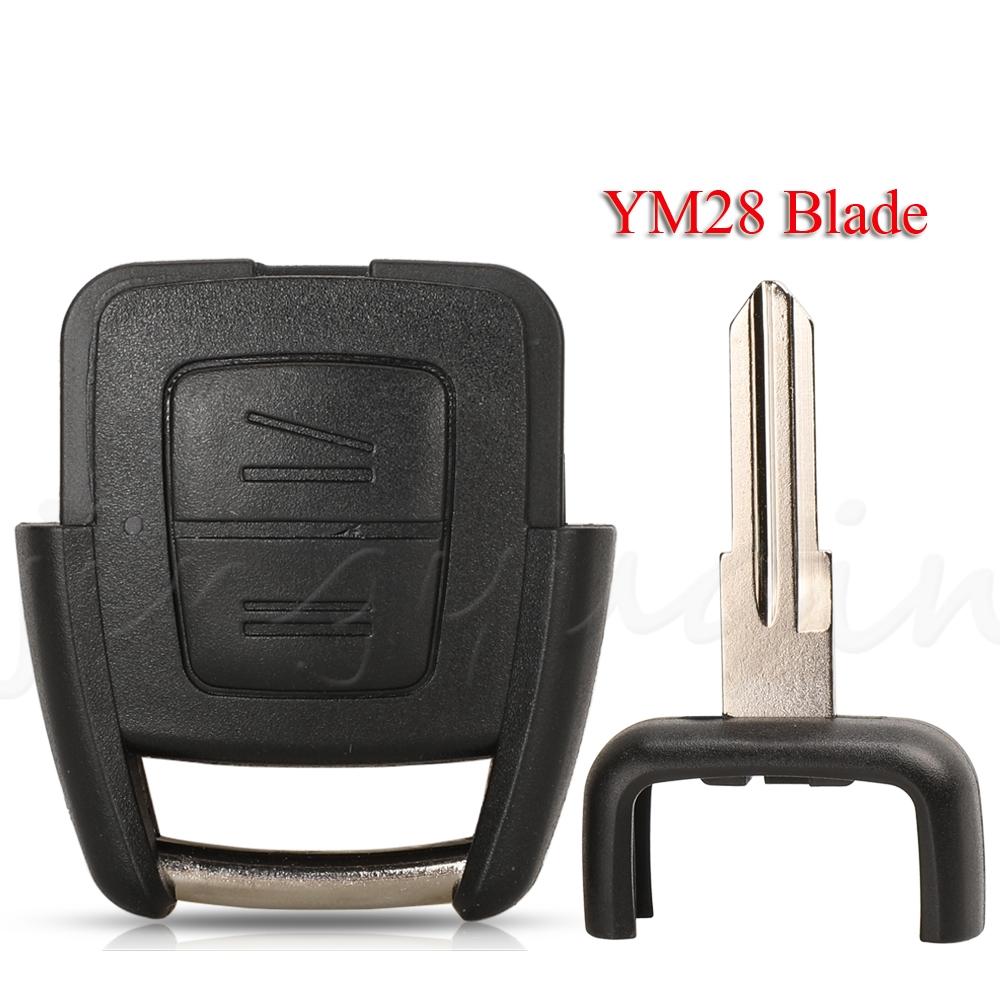 Jingyuqin 2 Buttons Car Remote Key 434Mhz ID40 Chip For Opel Zafira Astra G A Fod 93176615 BOSCH TS ASTRA System