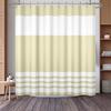 Tende da Doccia a Nido d'Ape Stile Hotel Moderno Fantasia Geometrica a Strisce Decorazione Bagno Tenda da Bagno Impermeabile in Poliestere con Ganci
