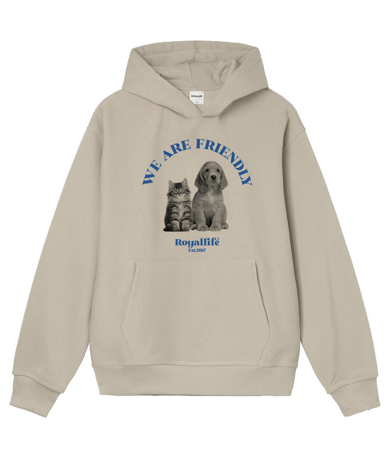 Royal Life Rlph1002 Cat & Dog Fleece-Lined Hoodie - Willow Willow/S