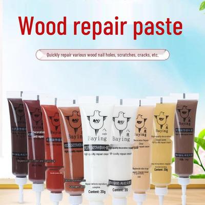 Holzreparaturpaste & Ausbesserungsstift für Möbel, Türen und Böden - Fugenfüller & Lochfüller