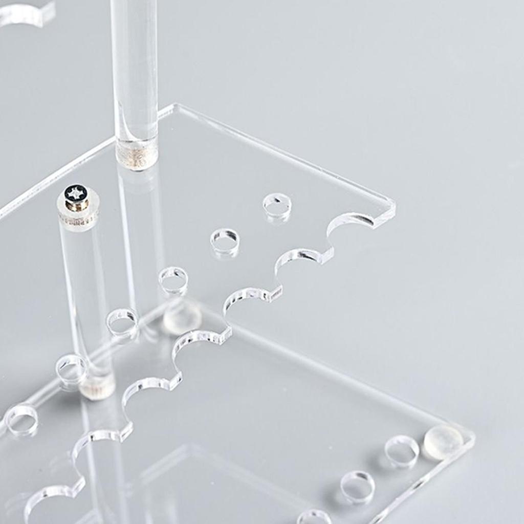 Stiftehalter 30 Fächer Acryl Stifteorganizer Bleistifthalter Klarer Aufbewahrungsorganizer Schreibtischzubehör für Marker Schreibwarenzubehör