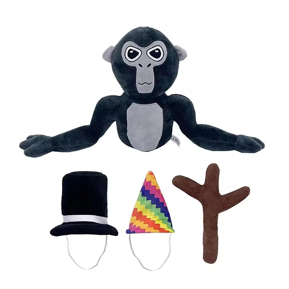 25Cm Gorilla Tag Monke Plush Toy Cute Soft Stuffed Cartoon Anime Home Decoration Dolls Kawaii Pillow Birthday Gift For Kids Toy
