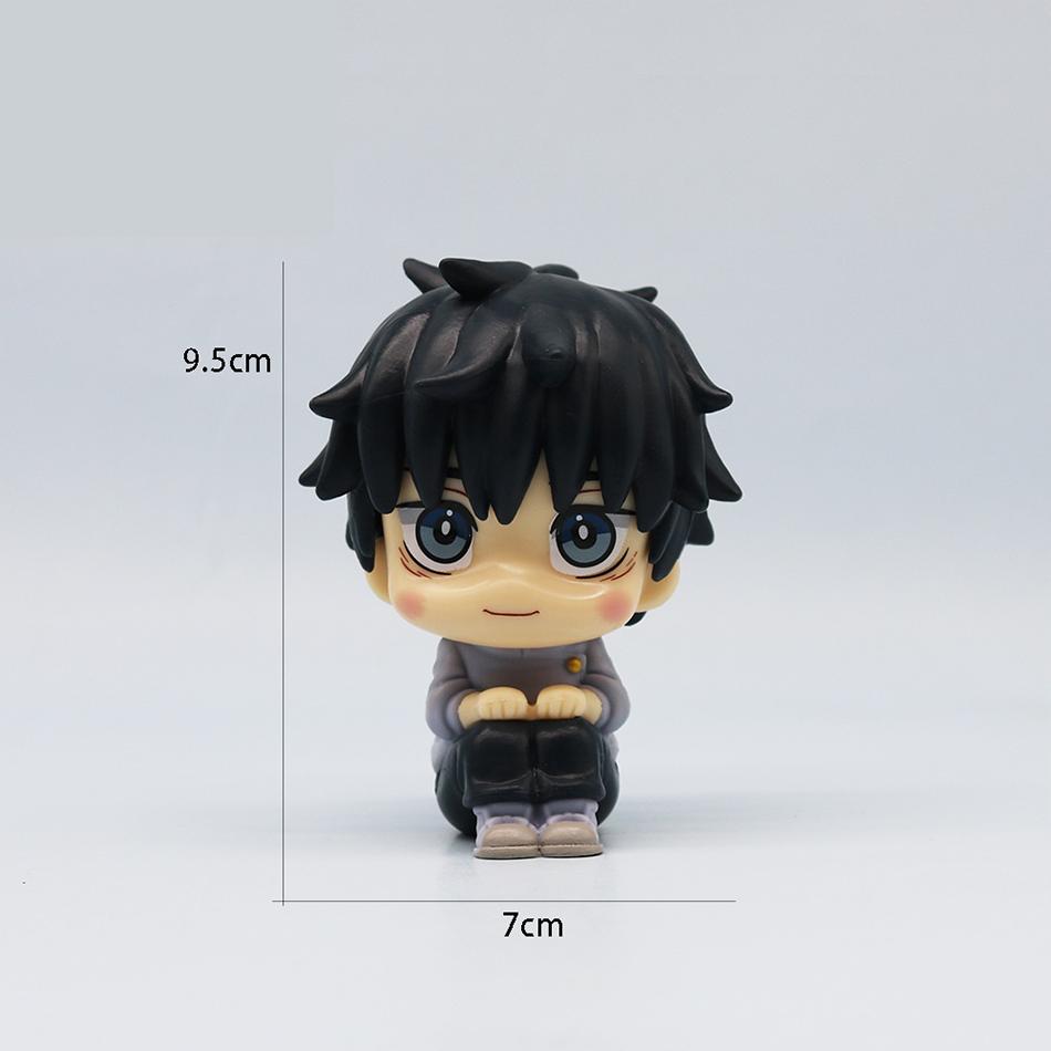 Nová sada 5 ks Jujutsu Kaisen Roztomilý Yuji Itadori Gojo Satoru Q Ver. PVC Akční figurky Anime Figurka Model Hračky Sběratelská Panenka Dárek