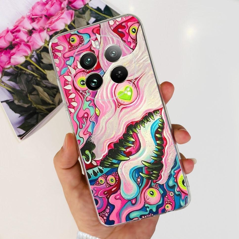 Case For Realme 12 Pro 6.7" Fashion Cute Cartoon Cat Soft Silicone TPU Cover For Oppo Realme12 Pro 12Pro Plus Bumper Phone Case