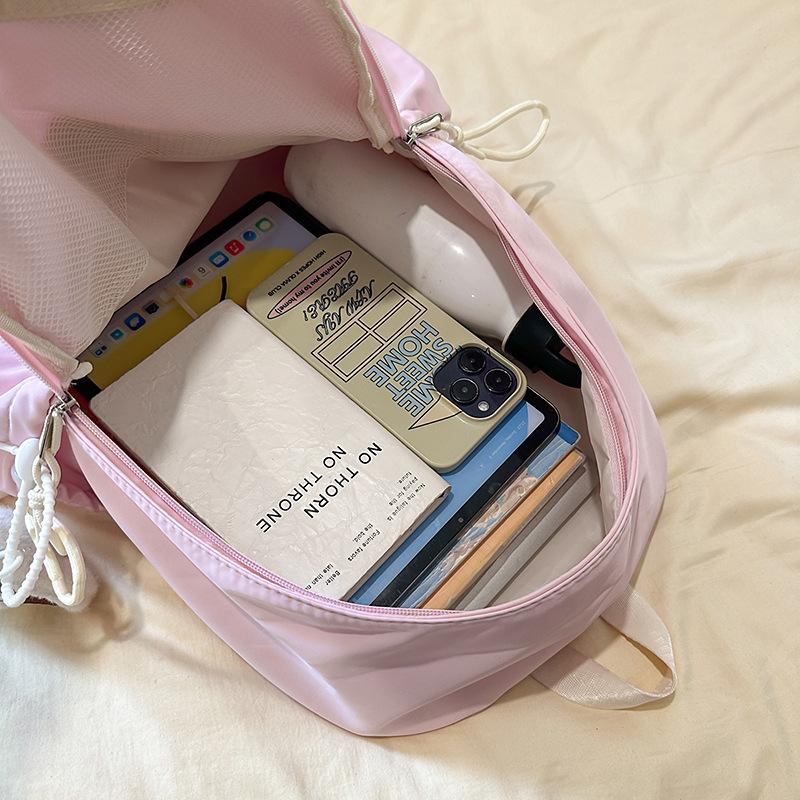 Schoolbag Milk Huhu Girl School Bag Japanese Ins College Style Elementary School Student Backpack Women's Casual Versatile Shopping Small Backpack