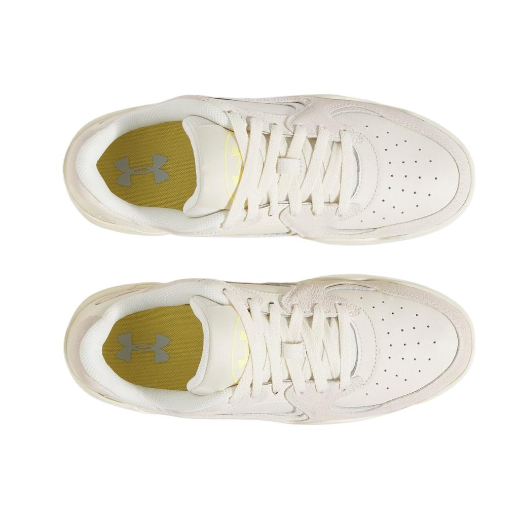 Under Armour Cushioning Low Top Basketball Shoes Men's White Sneakers 6000063-279