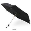 Ultra-Light Three-Fold Automatic Rain and Rain Dual-Use Windproof Umbrella Simple Plain One-Drop Drying Water-Repellent UV-Proof Sunshade