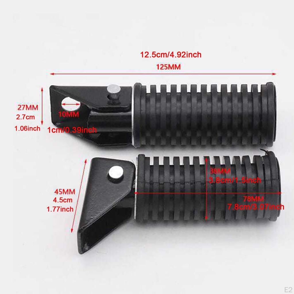 Motorrad Fußrasten Hinten, Ersatz, Robust Einfache Installation Motorradzubehör Klappbar