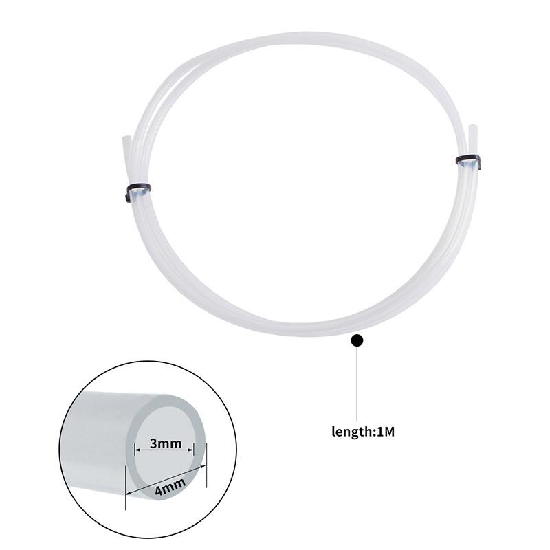 For Bambu Lab P1P Ams A1 Mini 3D Printer White And Grey Ptfe Tube Teflonto Pipe Bowden Extruder 1.75Mm Id2.5Mm Od4Mm For Bambu