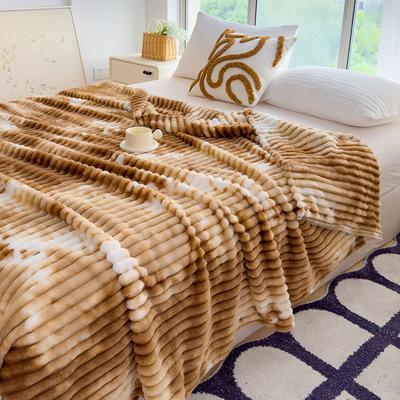 Marble Pattern Printed Falai Fluff Blanket Multifunctional Office Nap Cover Blanket Air Conditioning Blanket