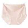 Women's Summer Ultra Thin Air Hole Ice Silk Non Trace Quick Drying Briefs