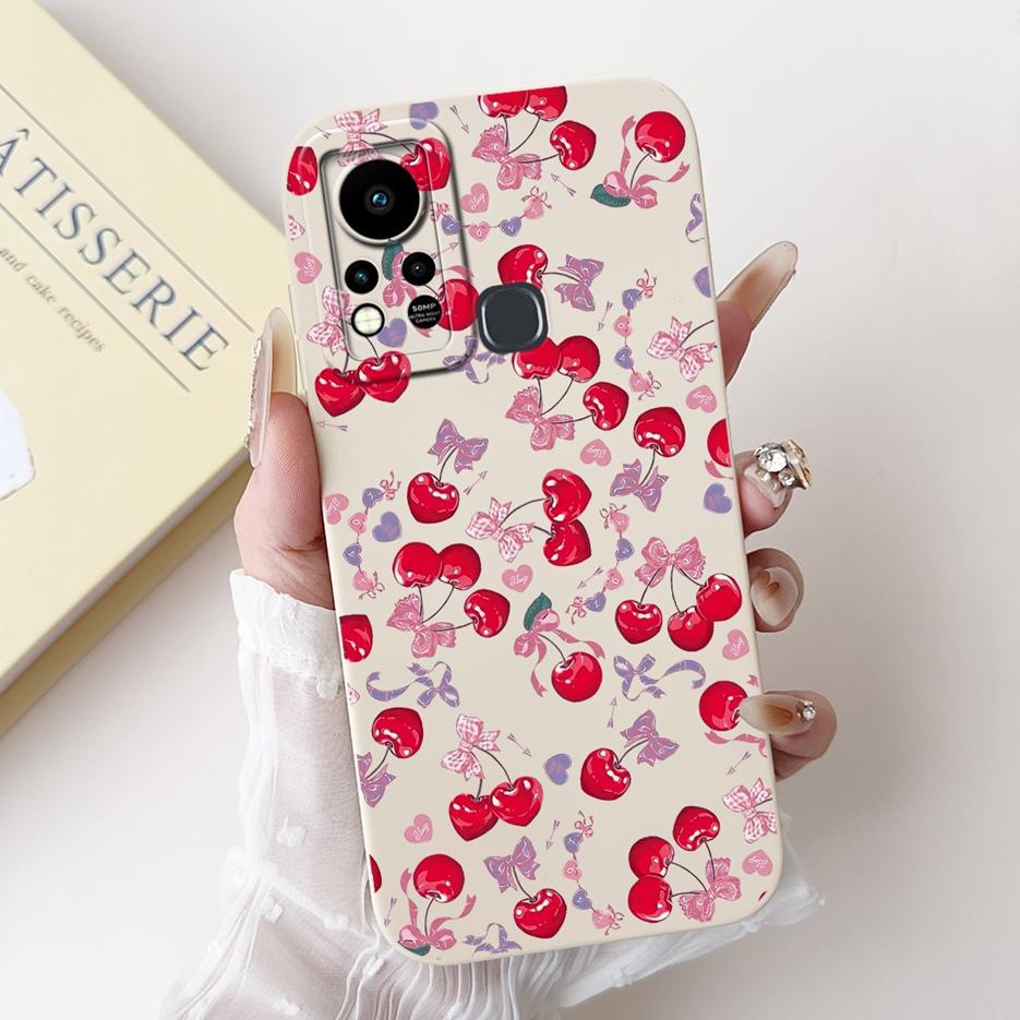 For Infinix Hot 11S Case X6812 X6812B Cute Panda Cartoon Cover Shockproof Phone Cases For Infinix Hot 11S NFC Hot11s Soft Fundas