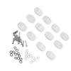 12PCS Plastic Material Machine Head Tuner Screws Washers Included Tuning Key Buttons  For Guitars