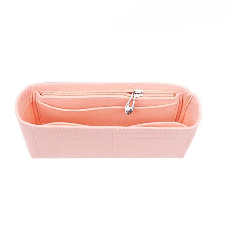 Women's Handbags For And Cosmetic Bags Felt Makeup Bag Insert Bag Large Capacity Separated Multifunctional Mother And Child Package Inner Liner