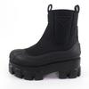 Pristine PRADA Monolith Re-Nylon Triangle Logo Gabardine Boots Black 36.5 2UE029 Used