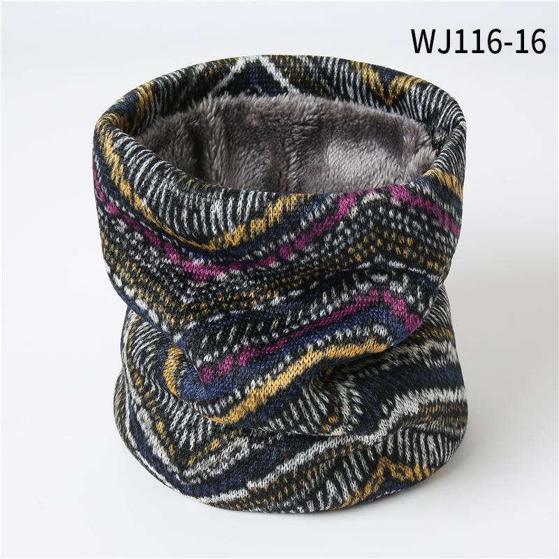 New Women Neck Cover Children Autumn Winter Cold Warm Men Fashion Neckerchief Solid Knitted Scarf Decoration Thickening Fleecing