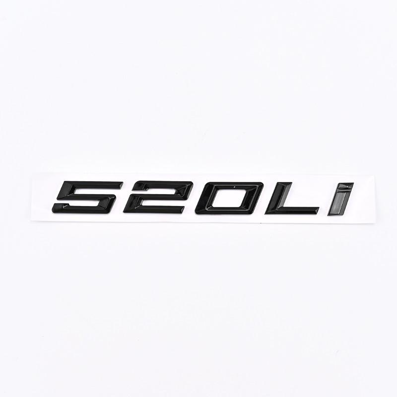 Rear Tail Logo Displacement Number for 2020-2023 BMW 5 Series 520Li, 525Li, 528Li, and 530