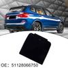 Sleek and Black Rear Bumper Tow Hook Eye Cover Cap for BMW X4 F26 2015 2018