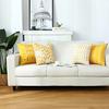 Cushion Cover 45x45 Cm Square Yellow Geometric Letters Modern Decorative Cushion Cover for Pillows Living Room Sofa Home Decor