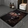 1pc Black Myth W-Wukong Bathroom Absorbent Mats Anti-Slip Mats Home Decor Supplies Carpets Home Kitchen Floor Mats