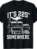 Men's Funny BBQ T-Shirt - Retro "It's 225 Somewhere" Smoker Grill Design, Outdoor Cooking Gift Suitable for - Wear, Machine Washable Casual Apparel fo