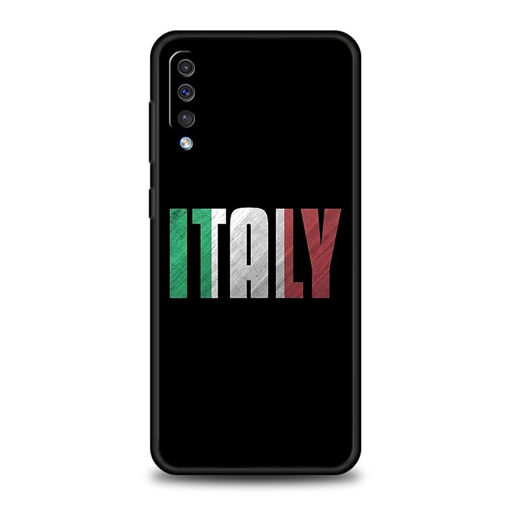 ITALY Flag Phone Case For Samsung A54 A52 A24 A14 A50 A72 A70 A10 A30 A40 A20S A20E A02S A12 A22 A34 A42 A32 5G A04s Cover