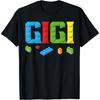 Gigi Master Builder Building Bricks Blocks Family Set Parent T-Shirt
