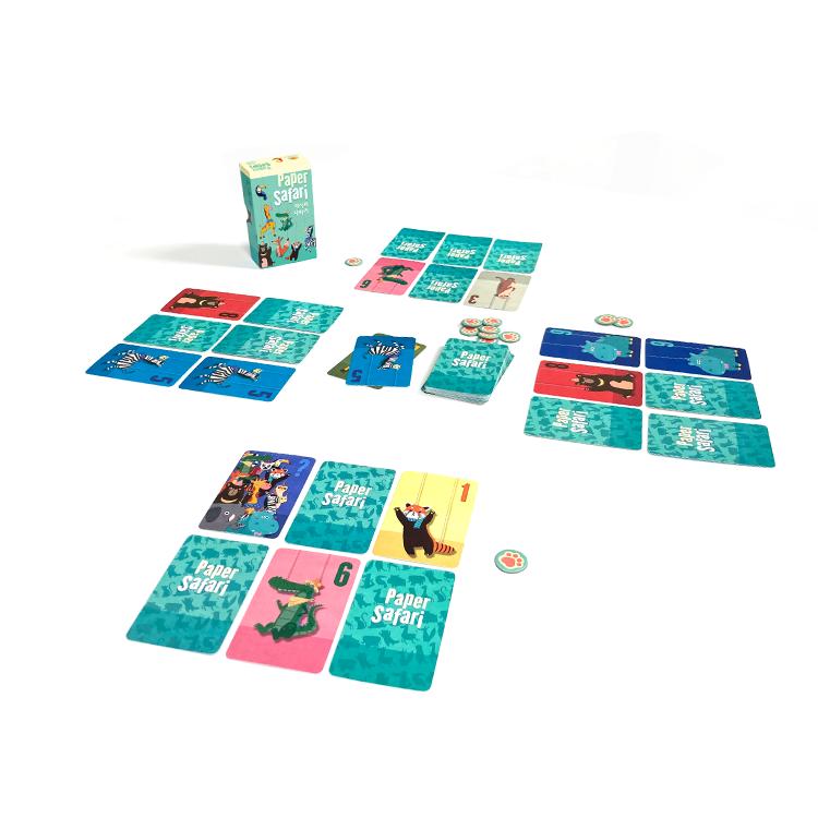 Paper Safari Board Game Promo Puzzle: Family Fun for Camping & Kids