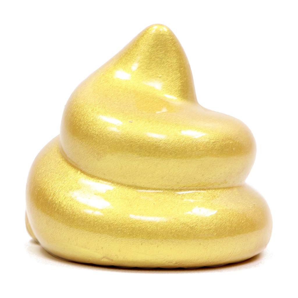 Osaka Choseido Golden Poop Good Luck Kyoto Brings Includes Original Wooden Tag Figurine, Ceramic, Charm, Accessory, Fortune,