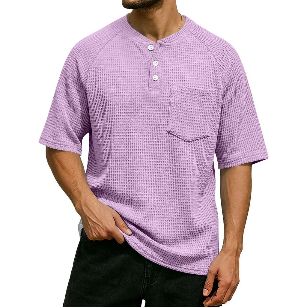 Men's Summer Retro Casual -Weave Shirt
