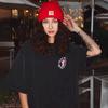 Cross-border American Trendy Brand Gallery Dept Retro Washing Old Cartoon Printing Loose Short-sleeved T-shirt Men and Women