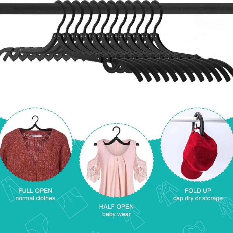 Portable Folding Clothes Racks,Plastic Hanging Drying Rack,Multipurpose Travel Coat Hanger,Suitable for Home and Dormitories Use