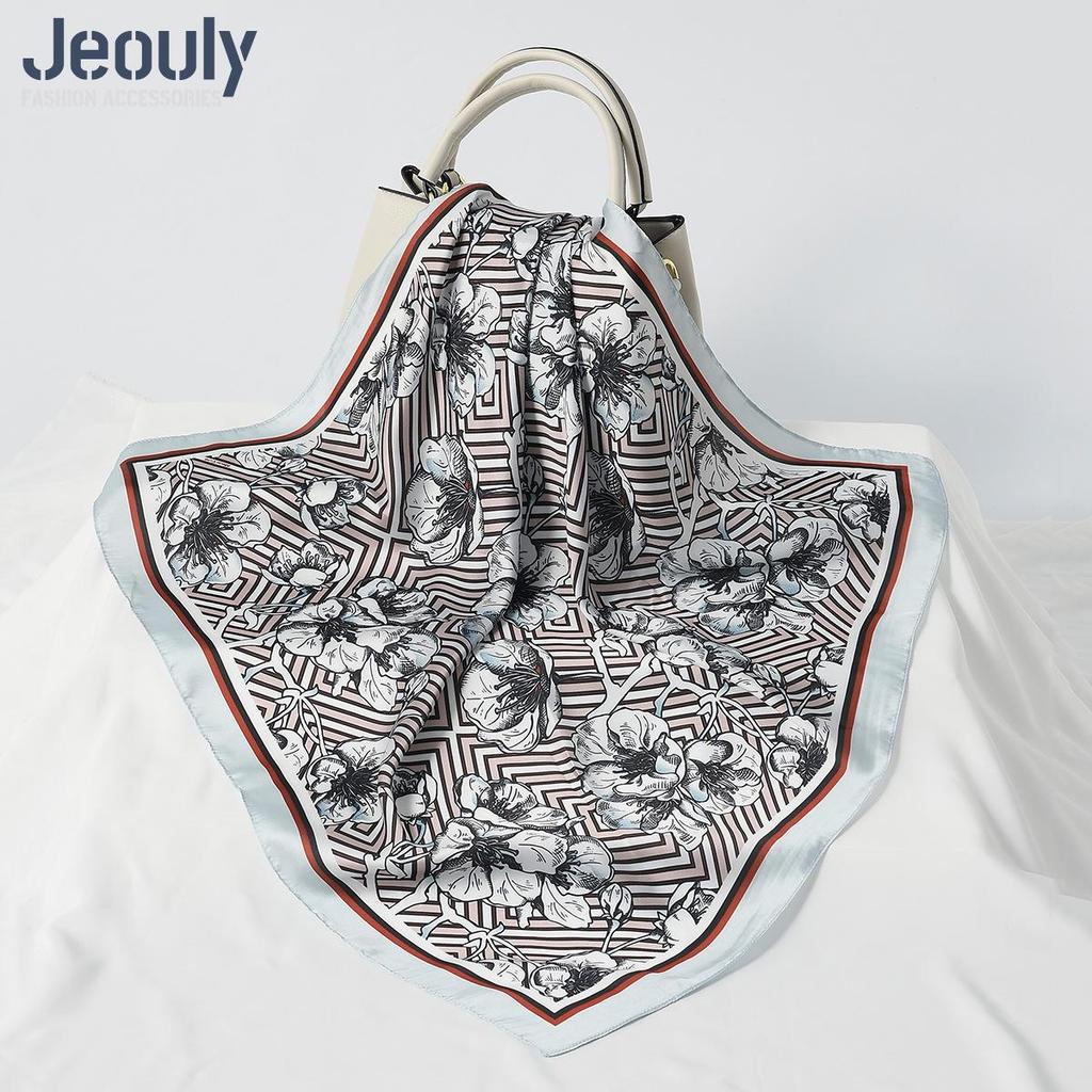 Cross-Border 70cm Silk Cashew Print Scarf - Autumn/Winter Women's Fashion Headscarf