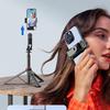 C12 Bluetooth Ausziehbarer Selfie-Stick & Stativ für Live-Streaming & Fotografie