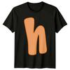 "i" Letter Alphabet Unisex T Shirt Initial Graphic Tee Men Women Apparel