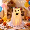 Halloween Lighted Candy Decoration - Fabric Standing Display with Remote Control for Porch Entryway -or- Setup