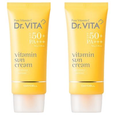 Dr. Vita Vitamin Sun Cream SPF50+ PA+++, 50g, 2 Pcs