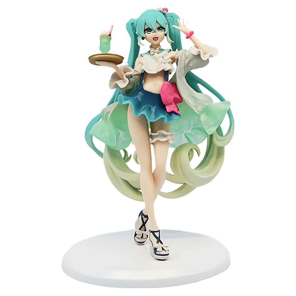 Miku Hatsune Figure Anime Girl Model Desktop Decor Collectible Doll Gift For Fans Future Vocaloid Statue Japanese Cute Kawaii Otaku