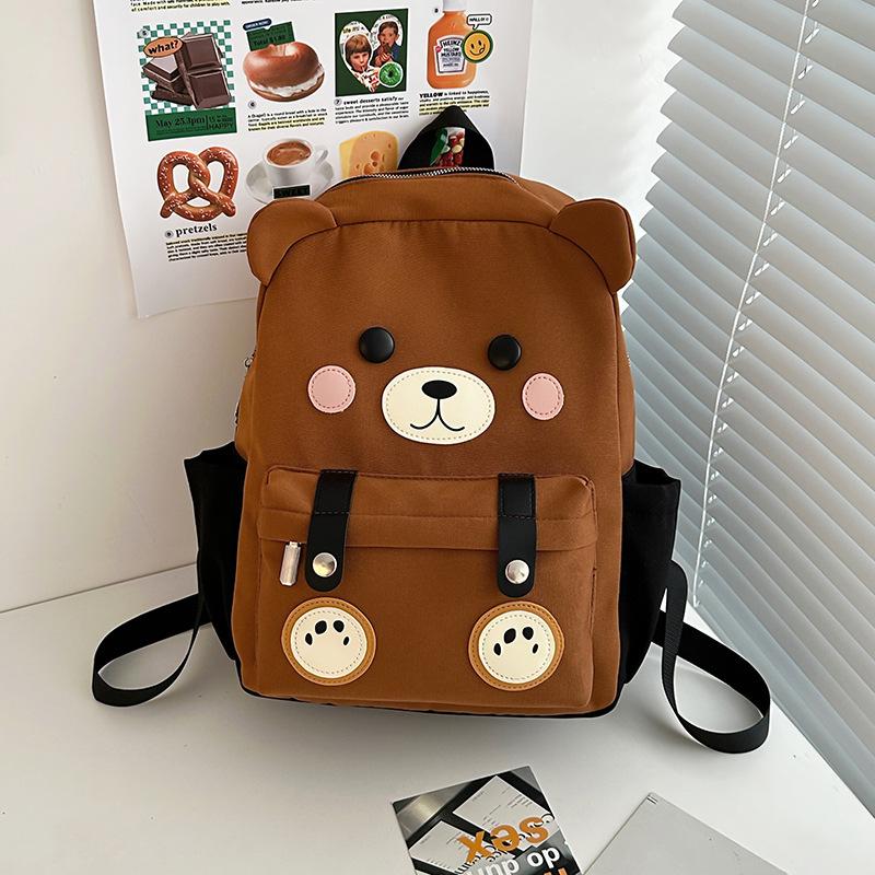 Schoolbag Female Korean version Harajuku high school student Japanese cute panda backpack Campus versatile funny girl backpack