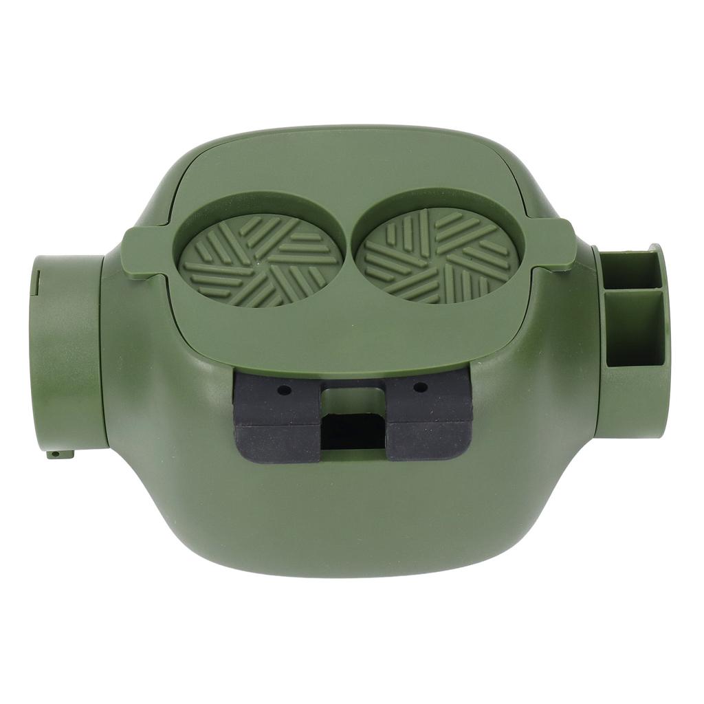 Mini Coffee Knock Box ABS Plastic Portable Coffee Ground Bin for Cafe Bar Kitchen Green