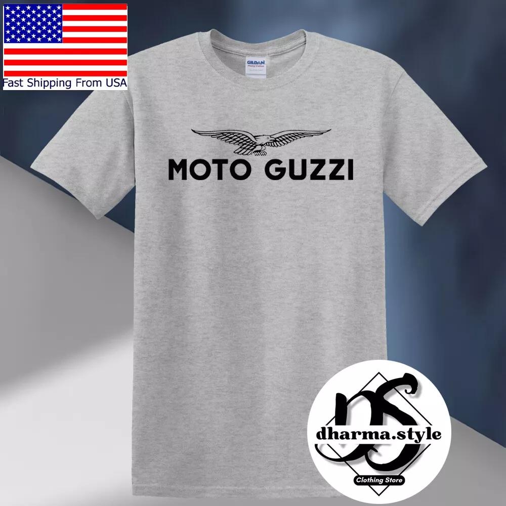 

ZX Футболка Тренд 2025 Moto Guzzi Racing Чоловіча Чорна Футболка Розмір S До 3XLЧоловіча Жіноча Висока Якість Повсякденна Мода Бавовняна Футболка Футболки 4XL