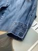 Women's Spring High-End Acetate Denim Long Sleeve Slim Fit Shirt