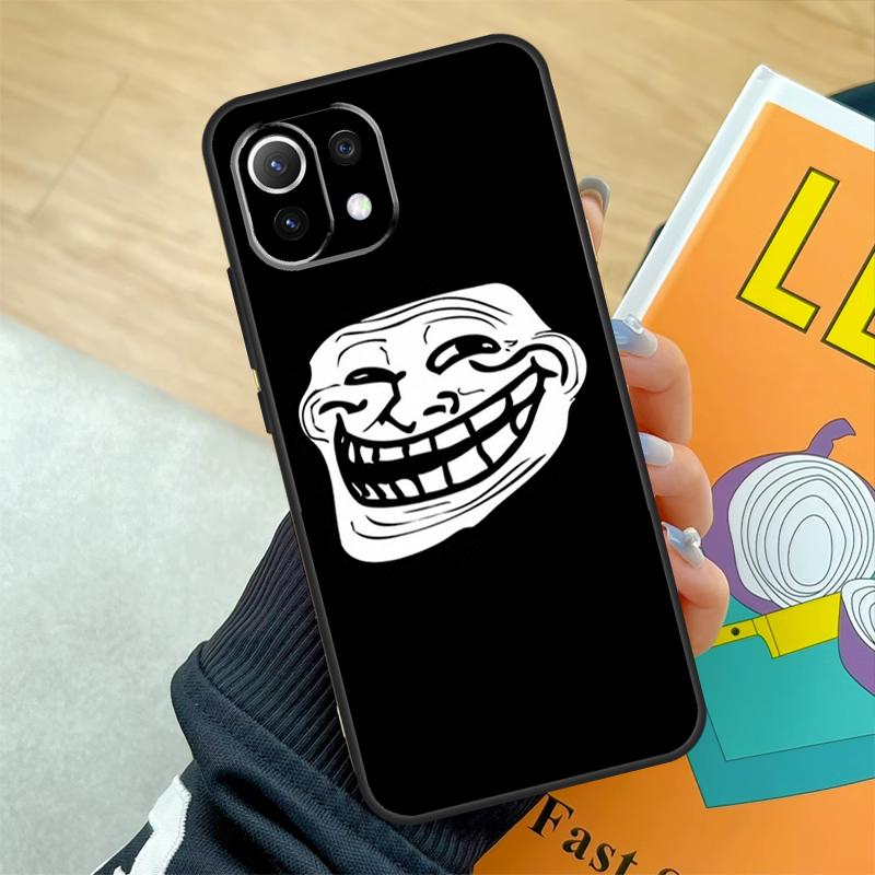 

Чехол-мем Troll Face для Xiaomi 12 Lite 13 Ultra 11T 12T Pro 12X POCO F3 X3 X5 F5 Pro F4 X4 GT M5s Чехол POCO M5s