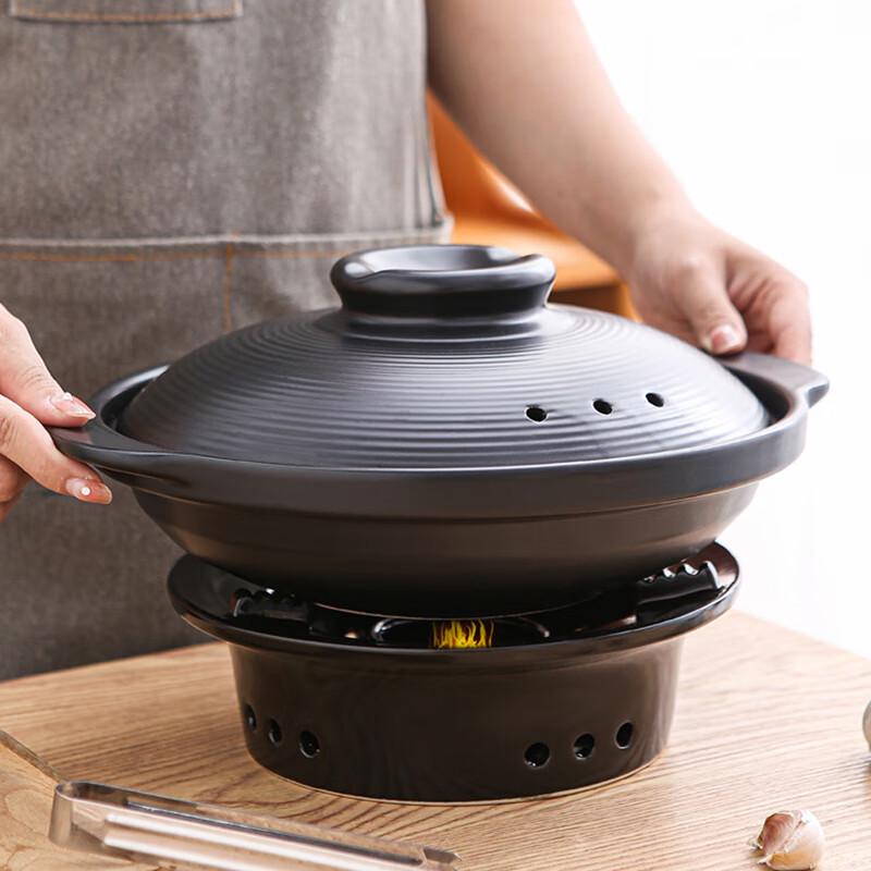 HuaMeiGuan Ceramic Warming Casserole Hot Pot