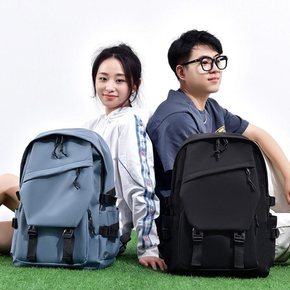 Waterproof Student Schoolbag Large Capacity Laptop Bag Storage Travel Knapsack  Unisex