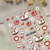 Cute Cartoon Pony Nail Stickers DIY Nail Stickers Nail Decorations Accessories Year Of The Horse Nail Appliques Art Sticker